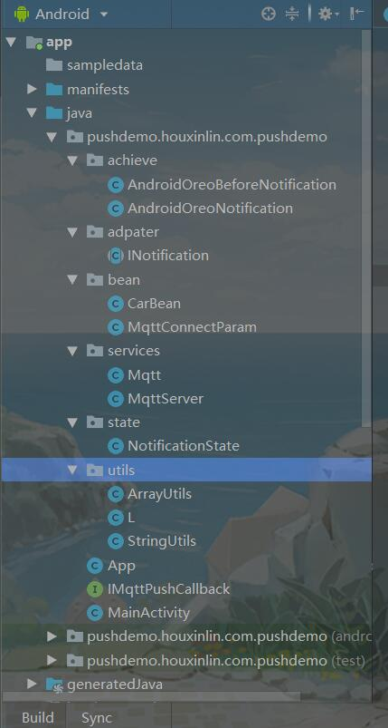 android消息推送demo_跑通Android Demo  第1张